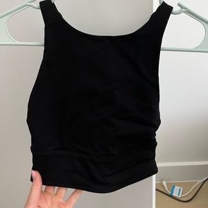 Lululemon Black energy high neck bra size 2